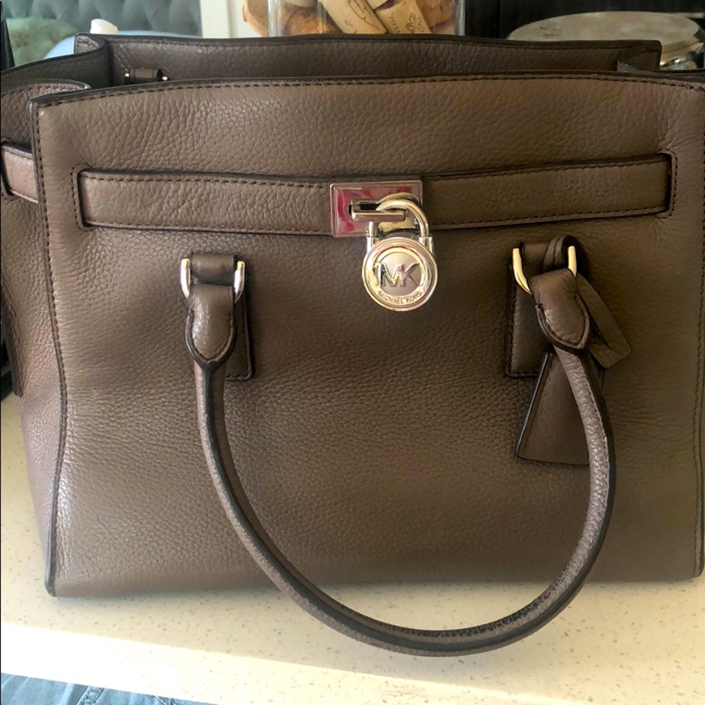 Michael Kors Brown Leather Tote
